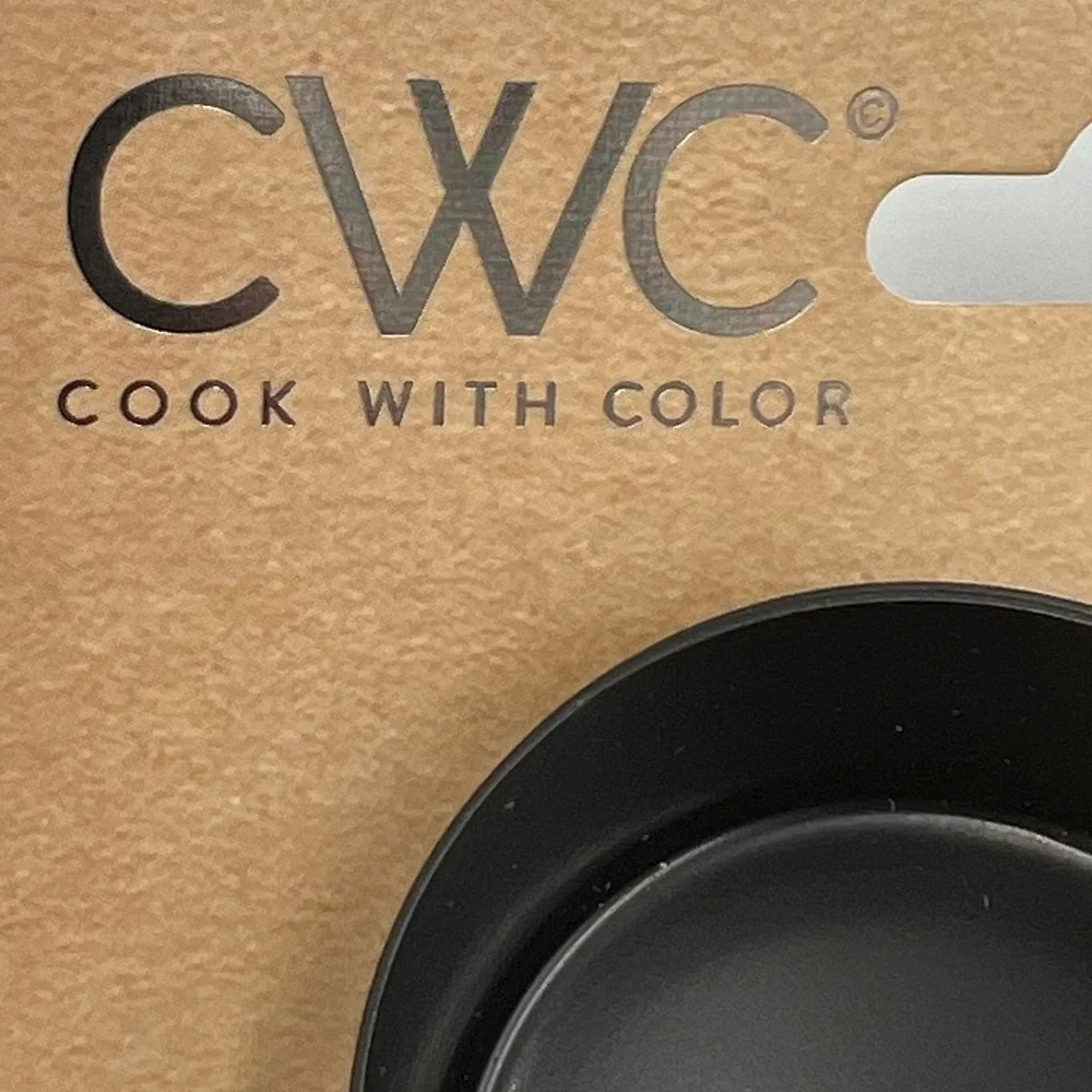 CWC Acacia Wood Measuring Cups Spoons Set 8pc Black SMS812 New